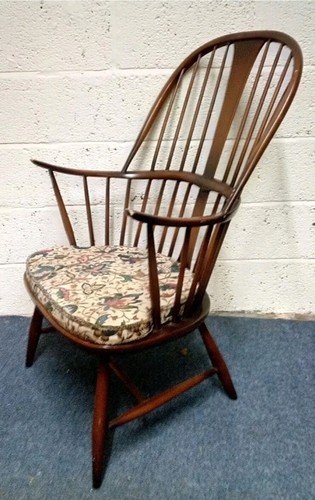 Ercol armchair model 472 - model, blue