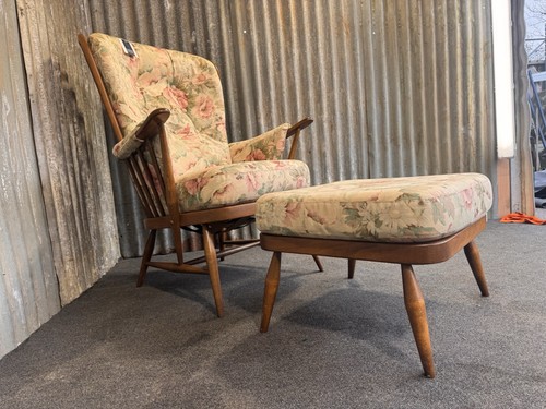 Ercol evergreen easy chair - chair, &