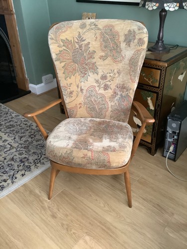 Ercol easy chair armchair - ercol,