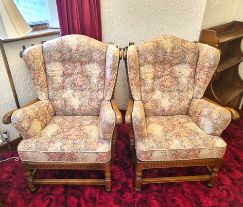 Ercol cloister wing - 2x,