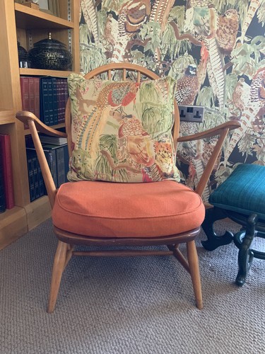 Ercol blonde windsor armchair - ercol,