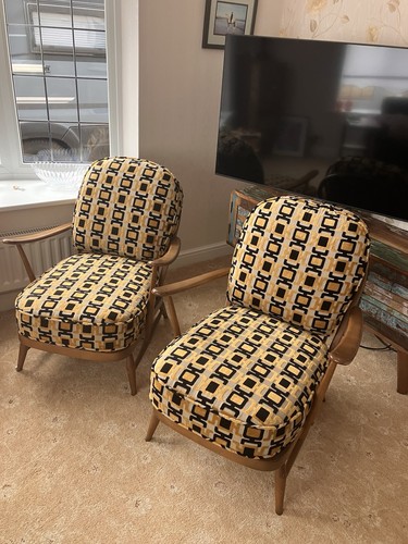 Ercol 203 armchair with - armchair,