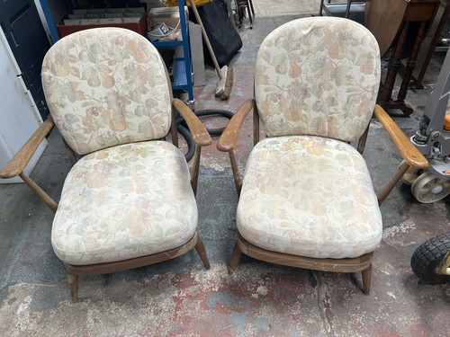 Pair vintage possibly ercol - pair,